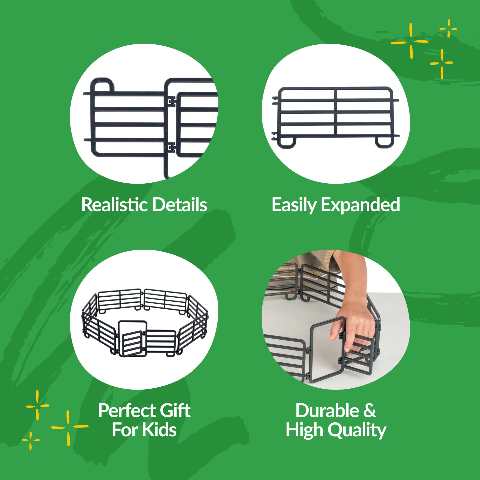 Big Country Toys durable fence panels built for long-lasting farm play experiences.