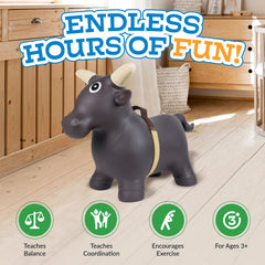 Big Country Toys dual-action pump enables quick inflation and setup.