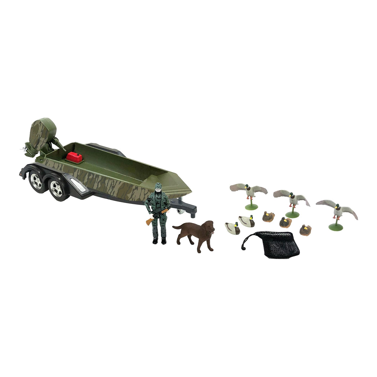 Big Country Toys duck hunting playset overview with a complete, durable hunting scene for imaginative play.