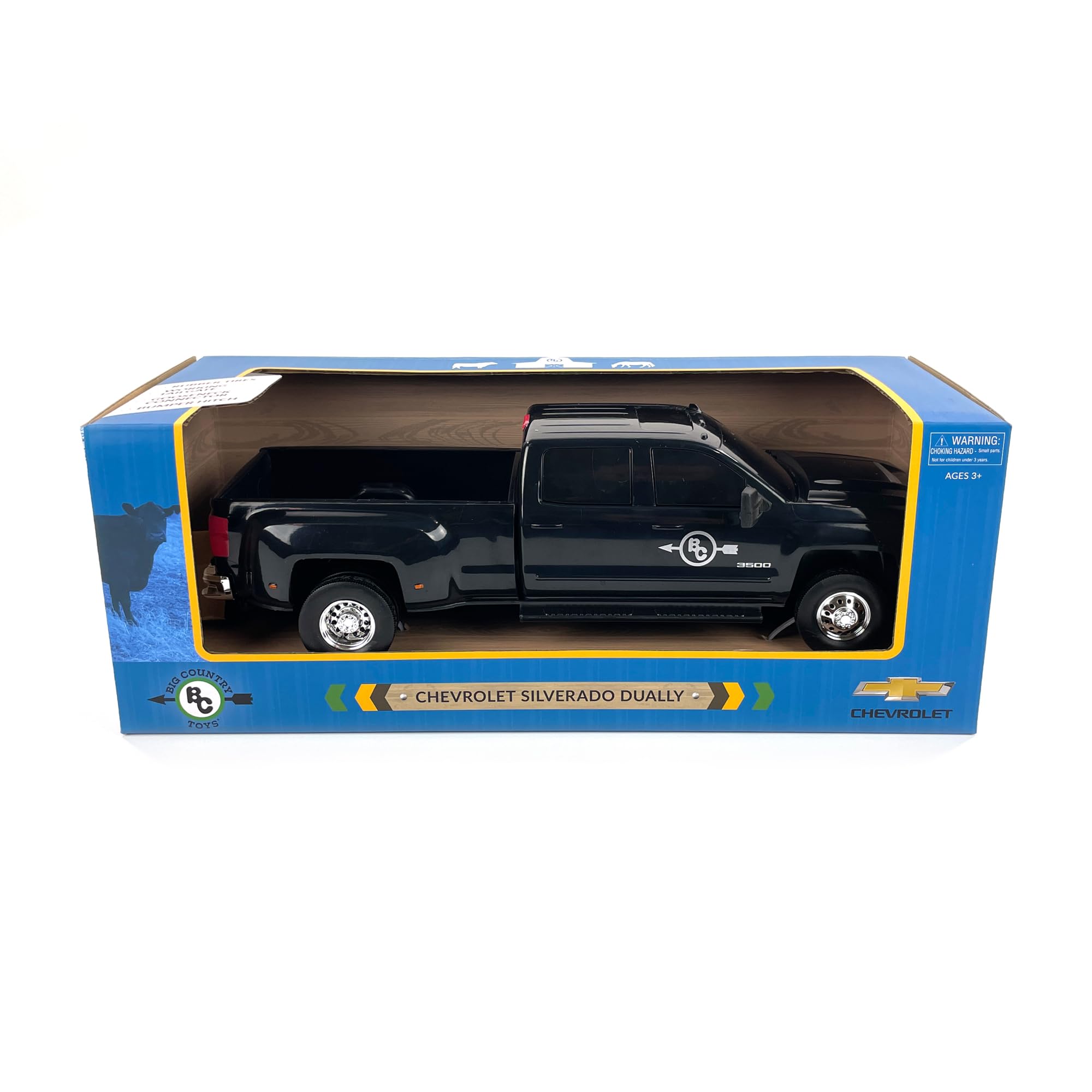 Durable plastic construction from Big Country Toys supports long-lasting play.