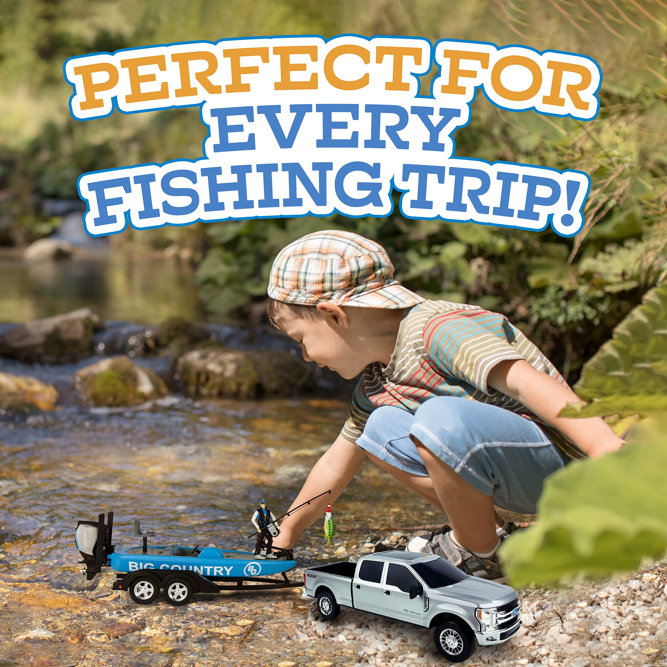 Big Country Toys trolling motor action promotes interactive water play at home