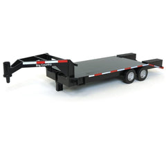 Big Country Toys flatbed trailer with gooseneck hitch for realistic tractor hauls