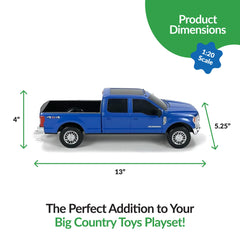 Big Country Toys Ford F250 truck with gooseneck hitch for trailer connections.