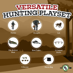Big Country Toys hunting ducks (3) for realistic target practice in playtime.