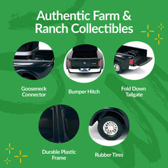 Big Country Toys Ram 3500 truck with working tailgate action.