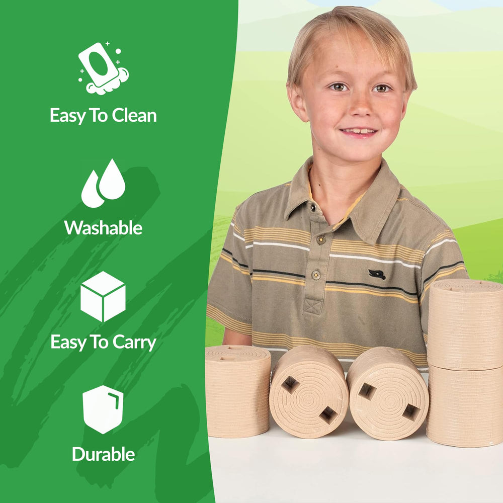 Big Country Toys realistic hay bales for lifelike farm scenes.
