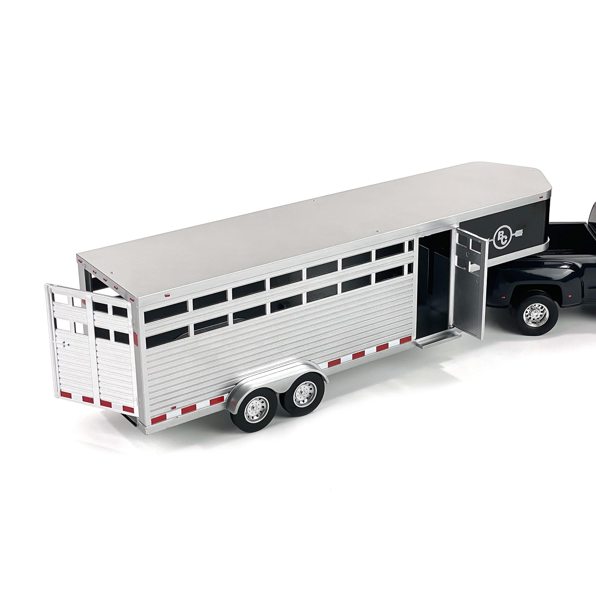 Big Country Toys Sundowner 1:20 scale trailer matches companion farm trucks.