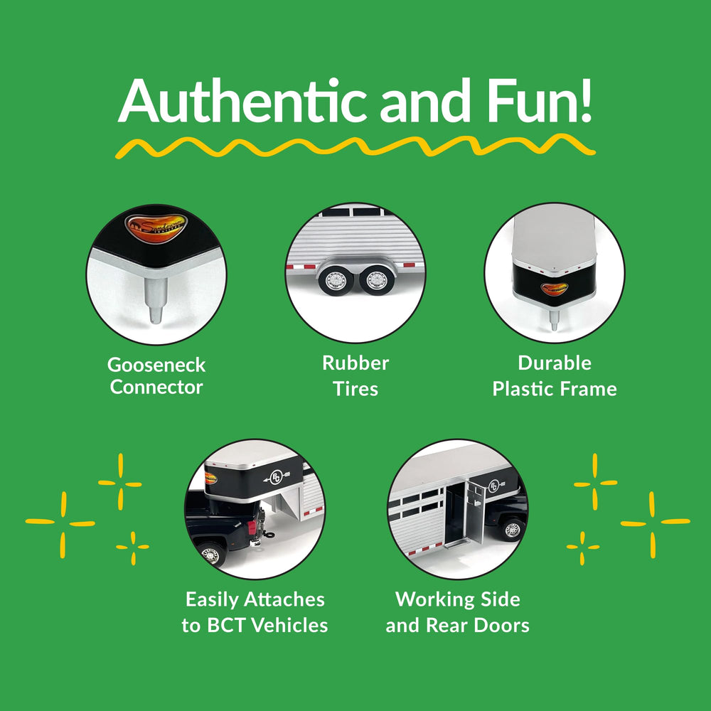 Big Country Toys Sundowner trailer side door provides convenient side access.