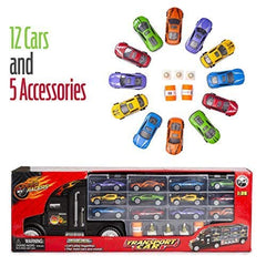 Big Daddy removable front cab enhances pretend trucker play sessions.