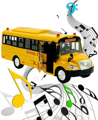 Big Daddy Huge Yellow School Bus size fits small hands for easy carrying.