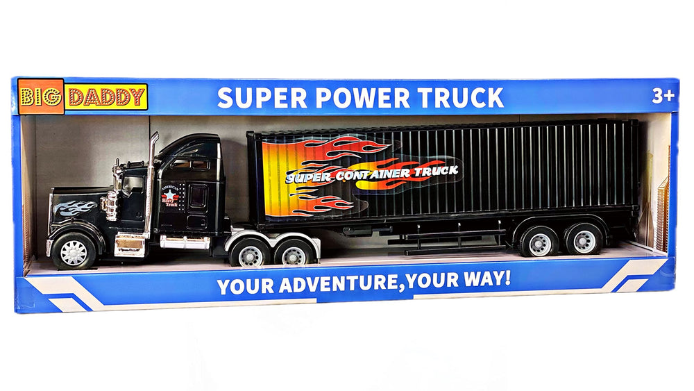 Big Daddy trailer with kickstand supports easy unloading and stable play.