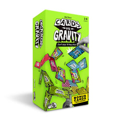 Big Potato Cards vs Gravity Pro bottle stack for portable family fun