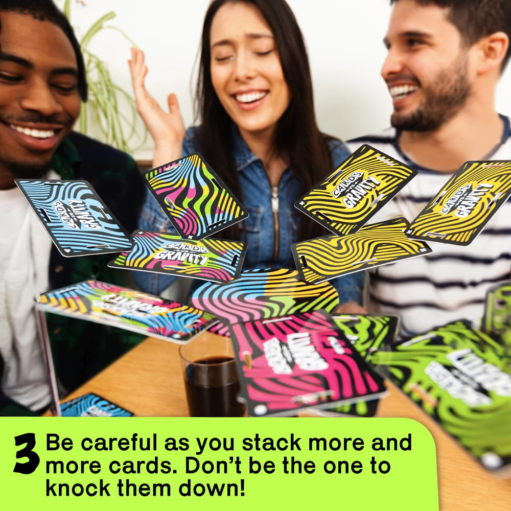 Big Potato Cards vs Gravity color-blind friendly design aids inclusive play.