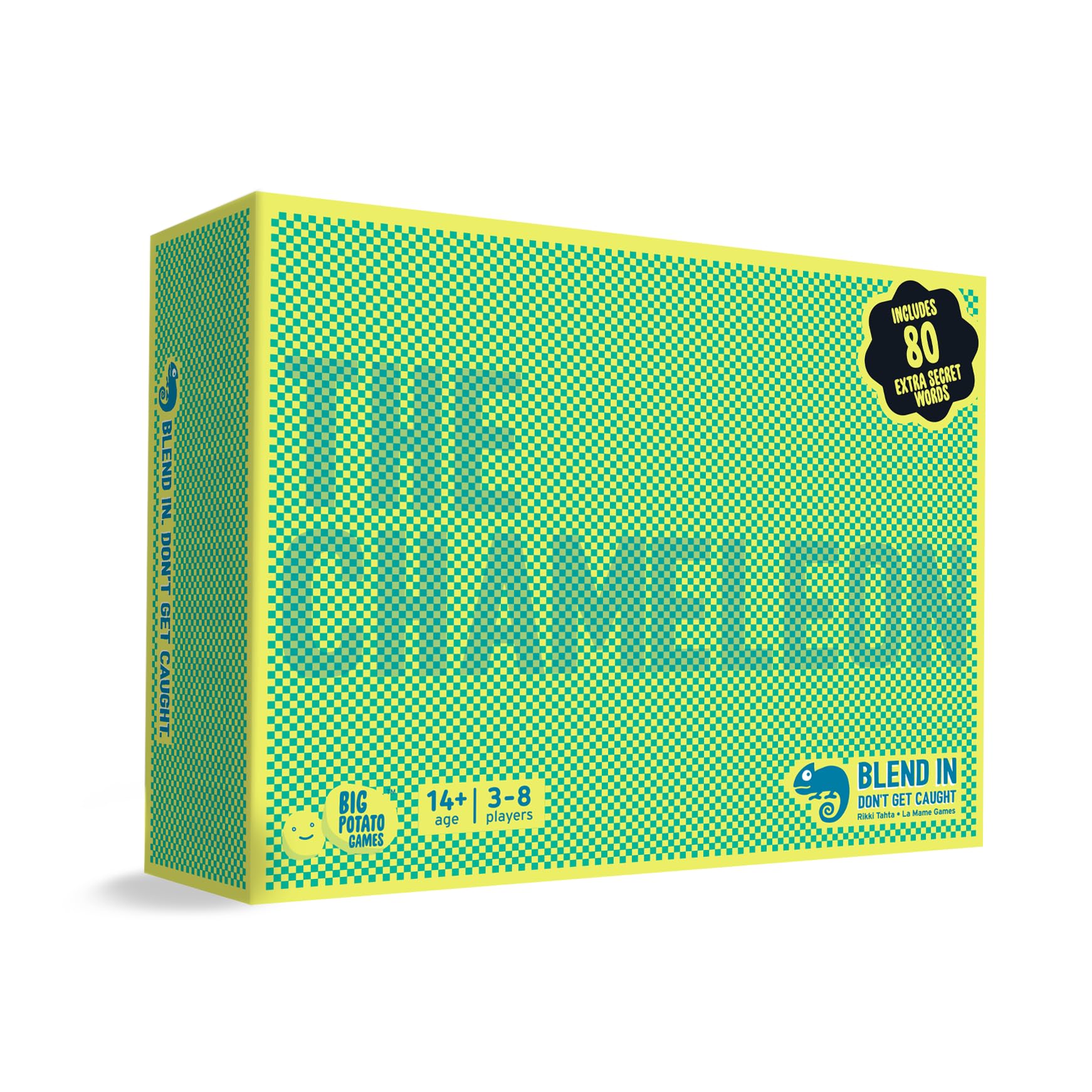 Big Potato The Chameleon front cover inviting quick, social gameplay.