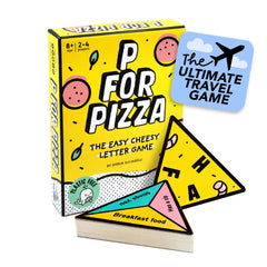 Big Potato P for Pizza front cover, ideal for family game night.