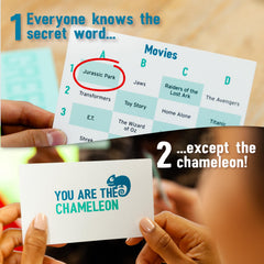 Big Potato The Chameleon secret word card adds mystery without revealing identities