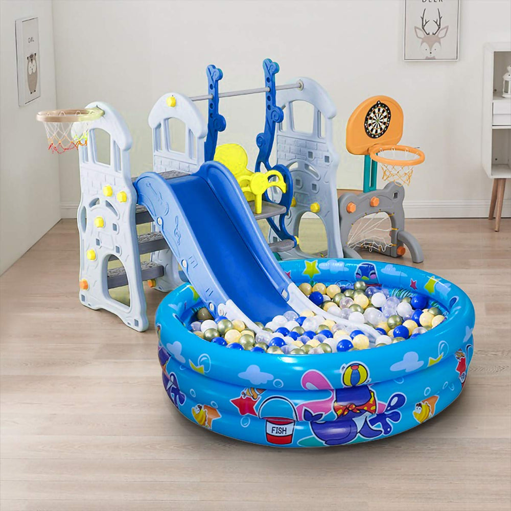 Big Summer 3 Rings Kiddie Pool ball pit setup invites imaginative play.