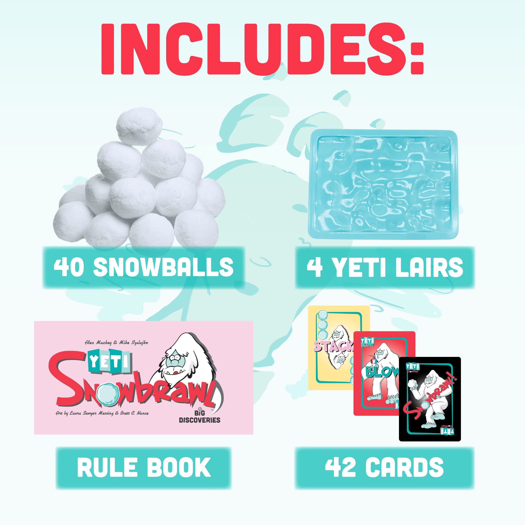 Big Discoveries Yeti Snowbrawl deck with 42 cards fuels fast strategy