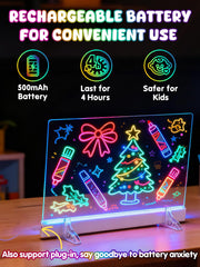 Biggun light-up drawing board with all-in-one accessories ready for creativity.
