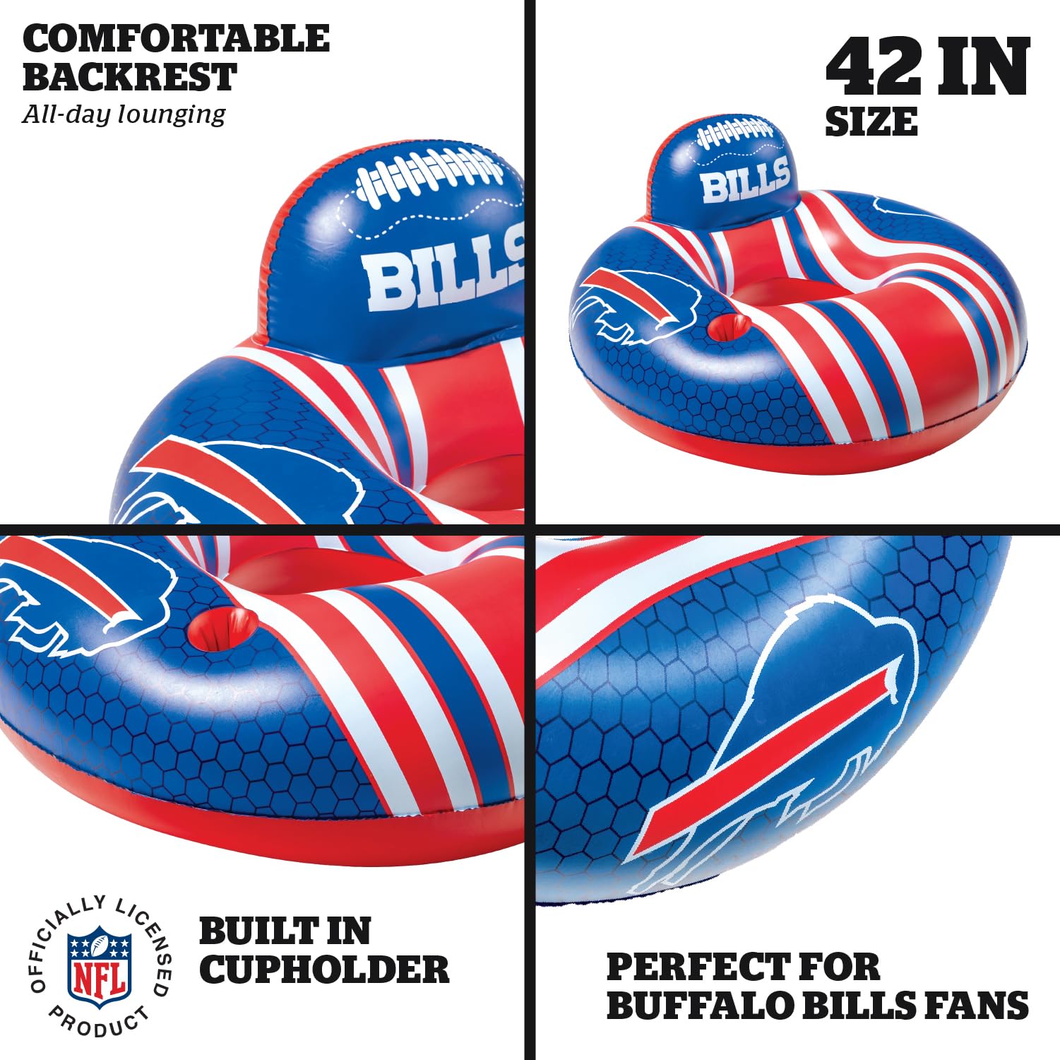 BigMouth Buffalo Bills cupholder keeps drinks close while you relax