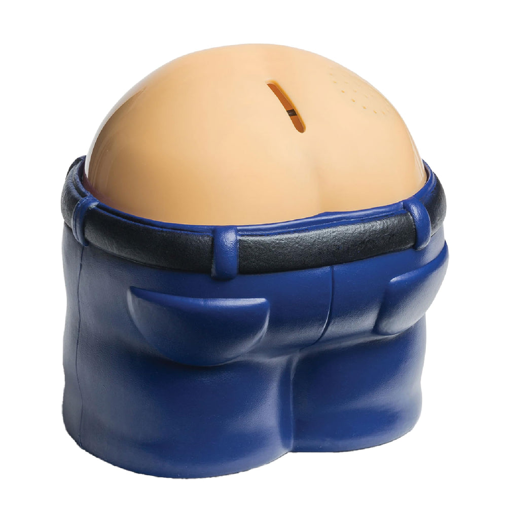 BigMouth Inc Fanny Bank coin slot makes saving easy and fun.