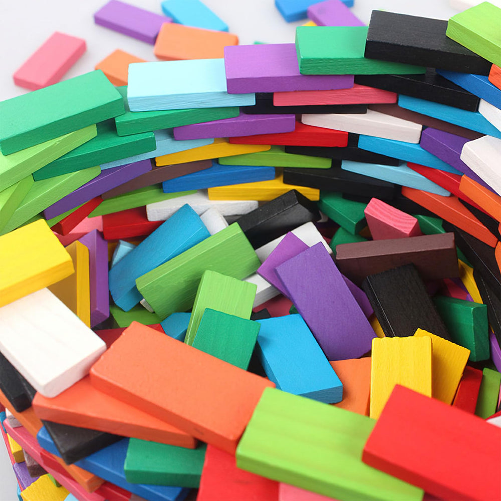 BigOtters domino set fits compactly for easy storage after play.