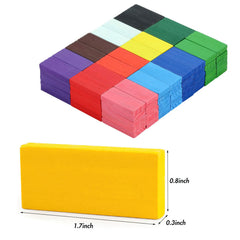 BigOtters pine wood dominoes offer sturdy, safe play for kids.