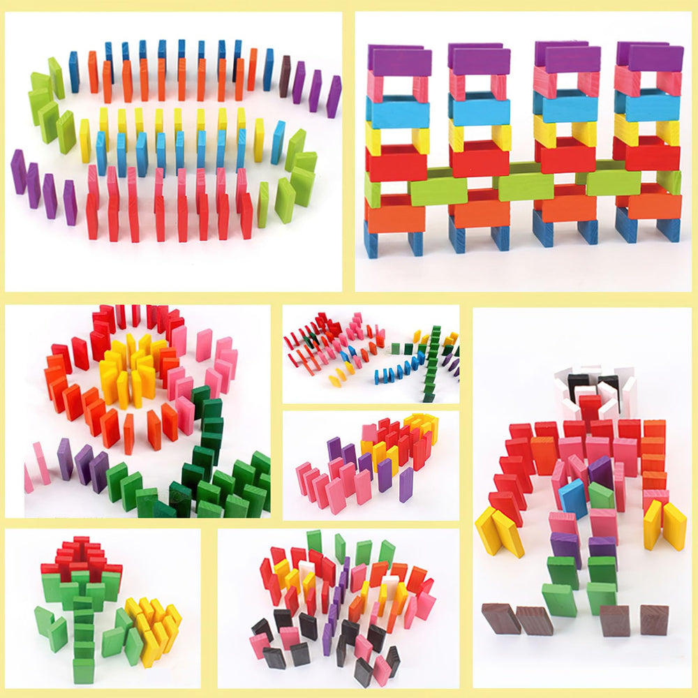BigOtters domino pieces with smooth finish for small hands.