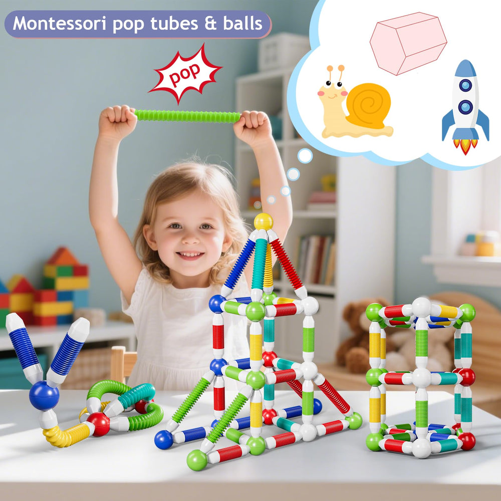 BIGRANK colorful tubes create engaging structures inspiring collaborative classroom play.