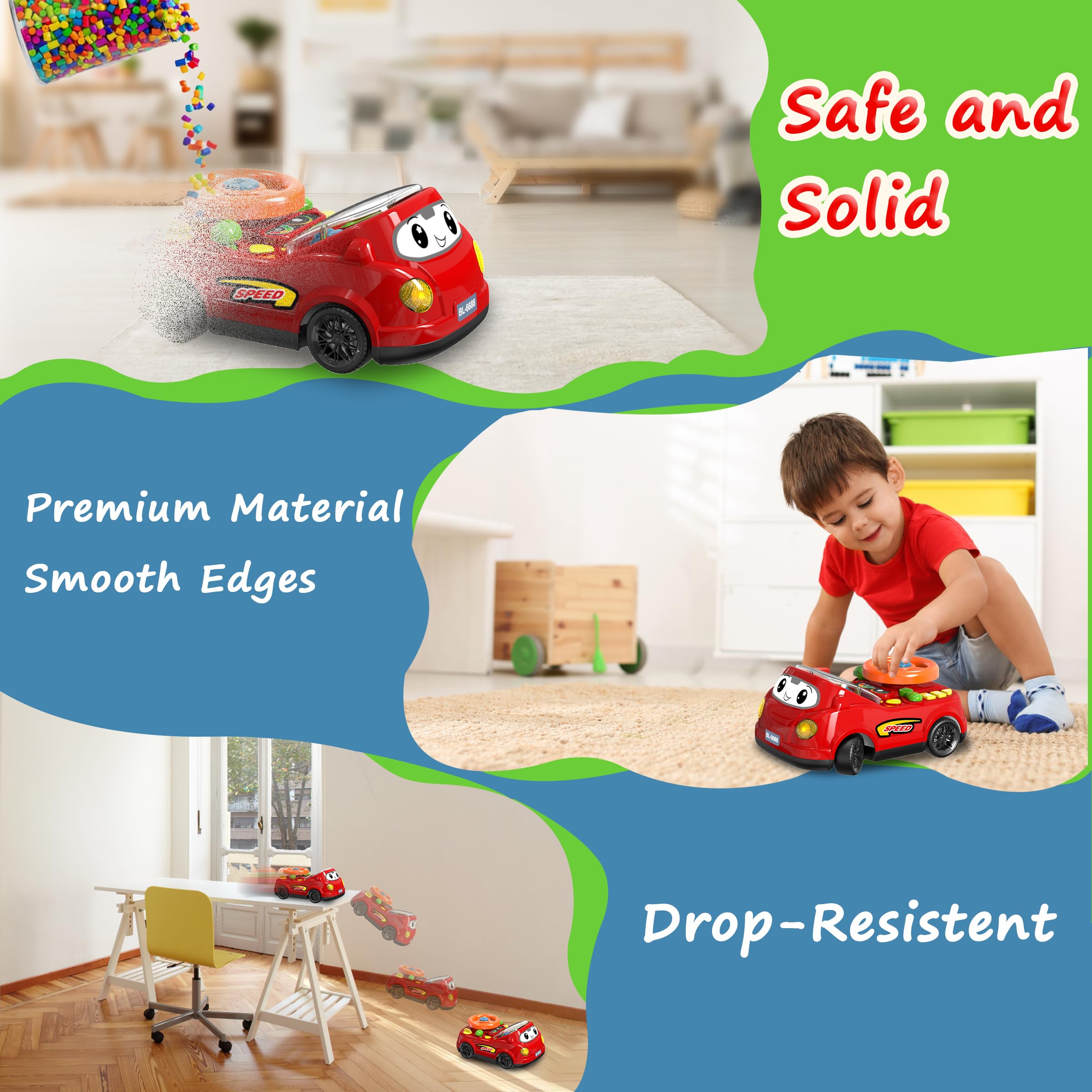 BIGRANK durable kid-safe design keeps up with drops and bumps during adventures.