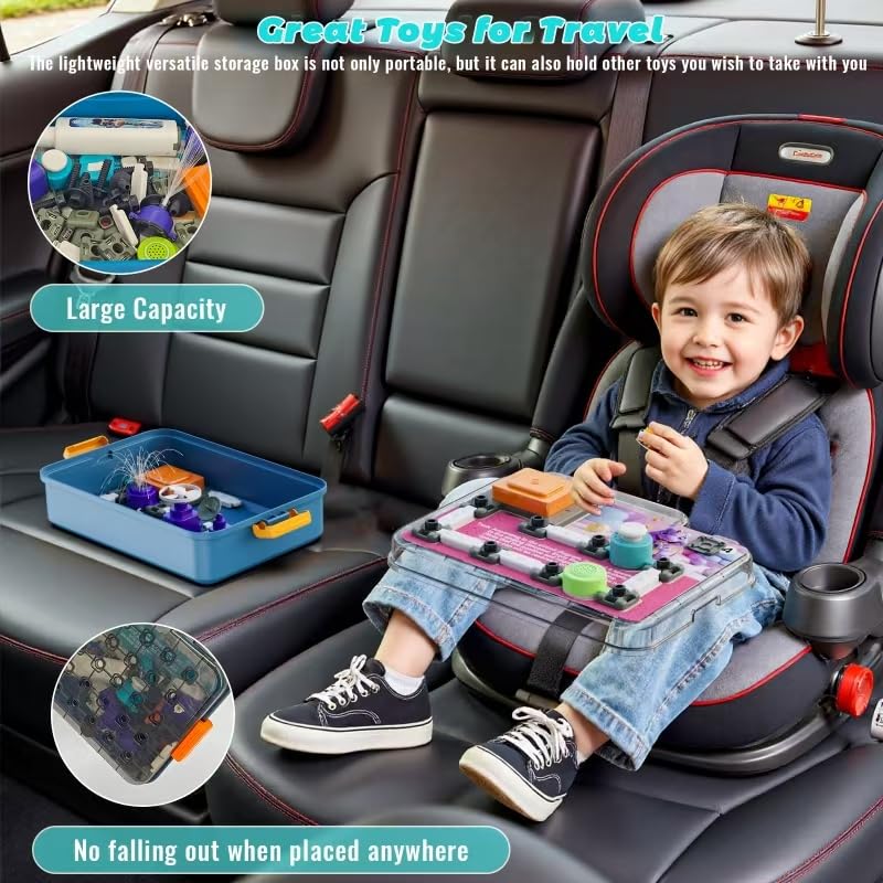 BIGRANK portable storage box helps keep projects organized for travel.