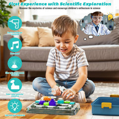 BIGRANK radar module highlight supports interactive circuit experiments for kids.