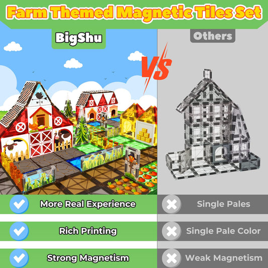 BigShu animal and crop patterns enhance imaginative play and early STEM thinking.