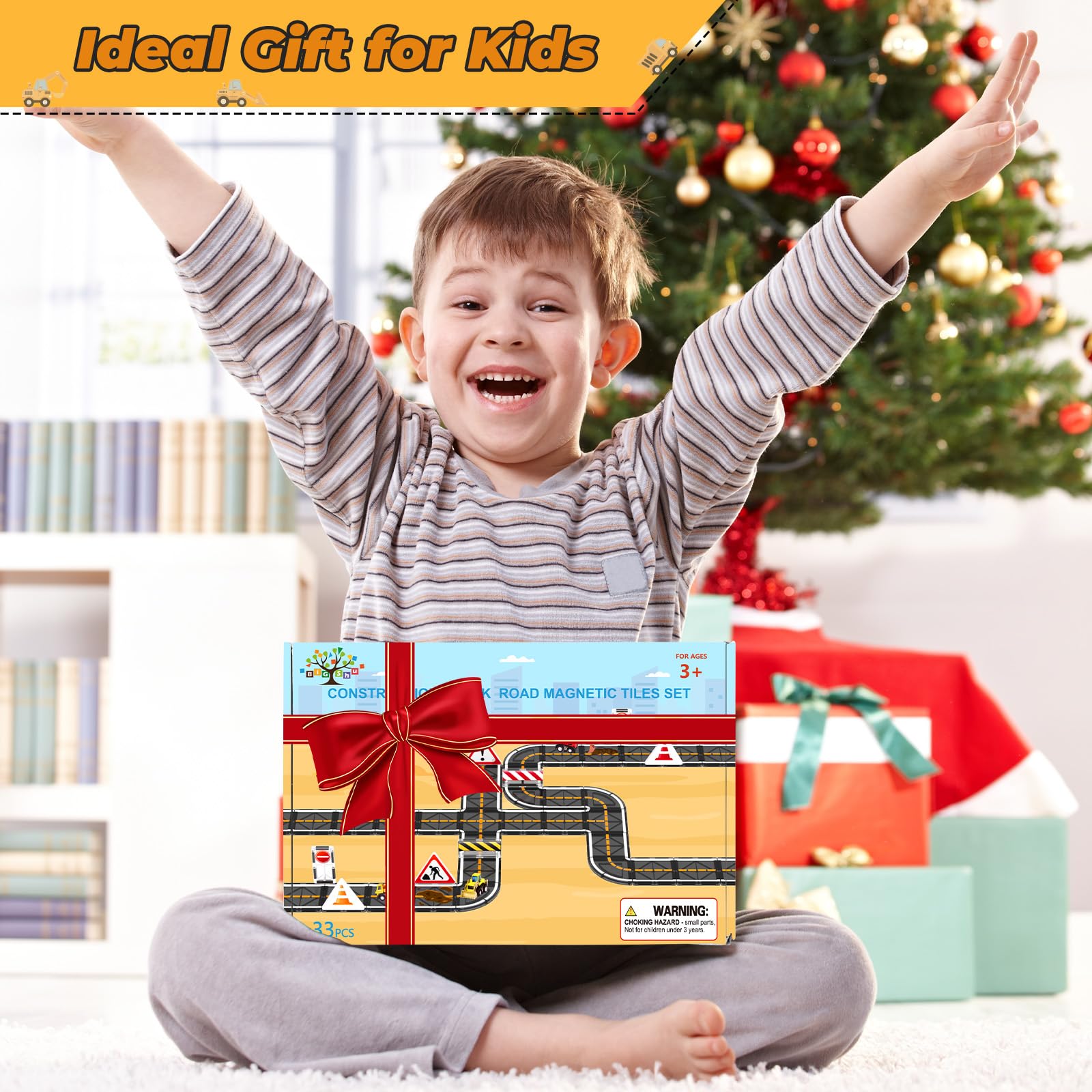 BigShu gift packaging for road tile set gifts.