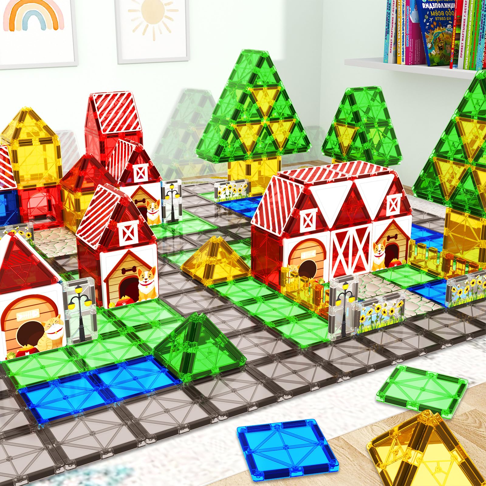 BigShu rectangles and triangles compatible with other sets for expanded STEM play