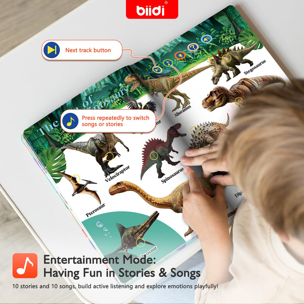 Biidi bird page with clear calls enhances word learning and memory cues.