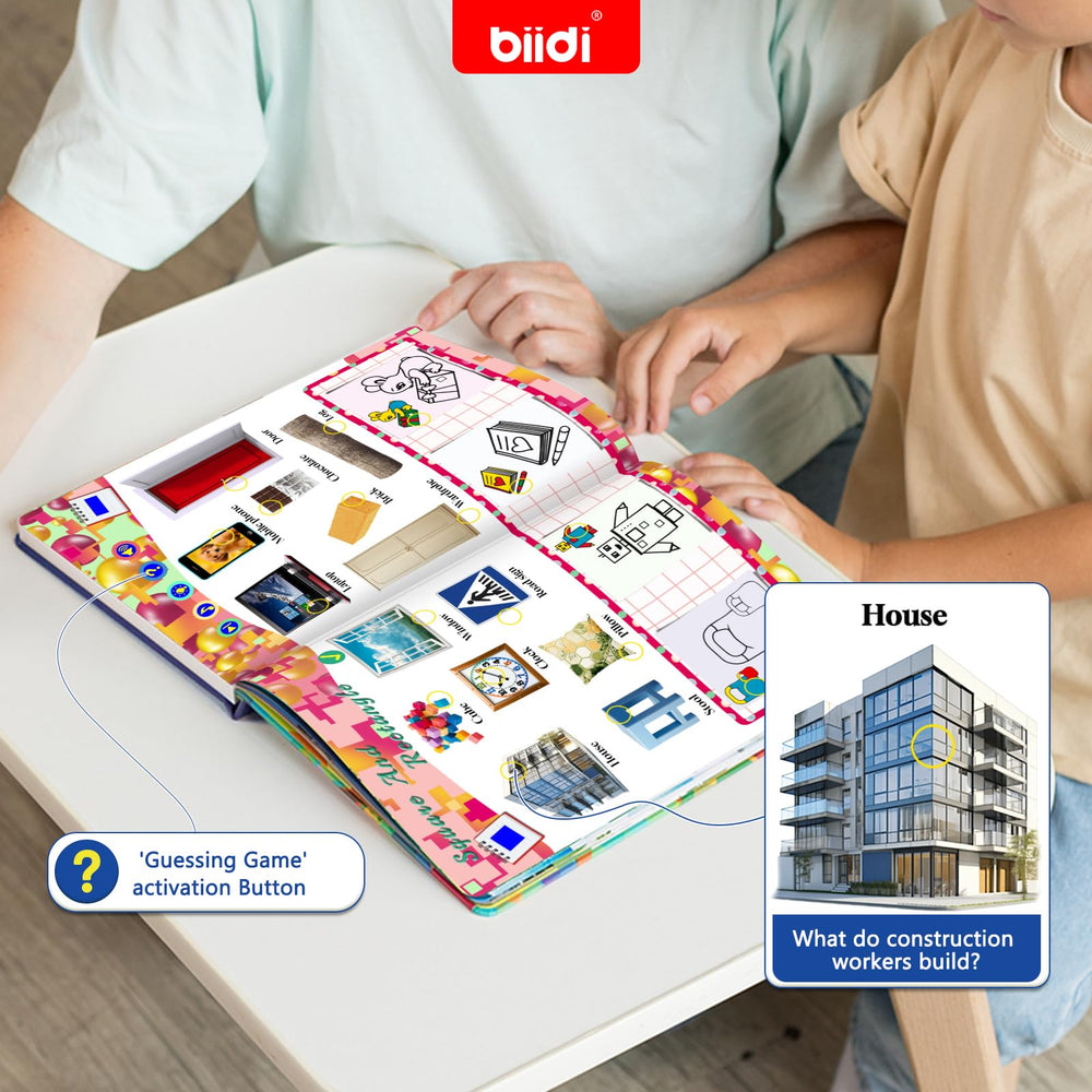 Tear-resistant pages and waterproof design of Biidi book