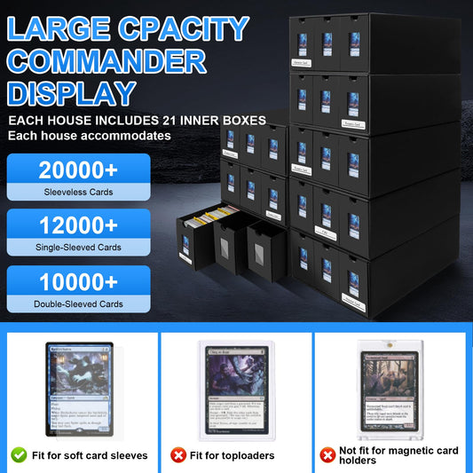 BILIPLE 60 card dividers organize decks by color for quick access