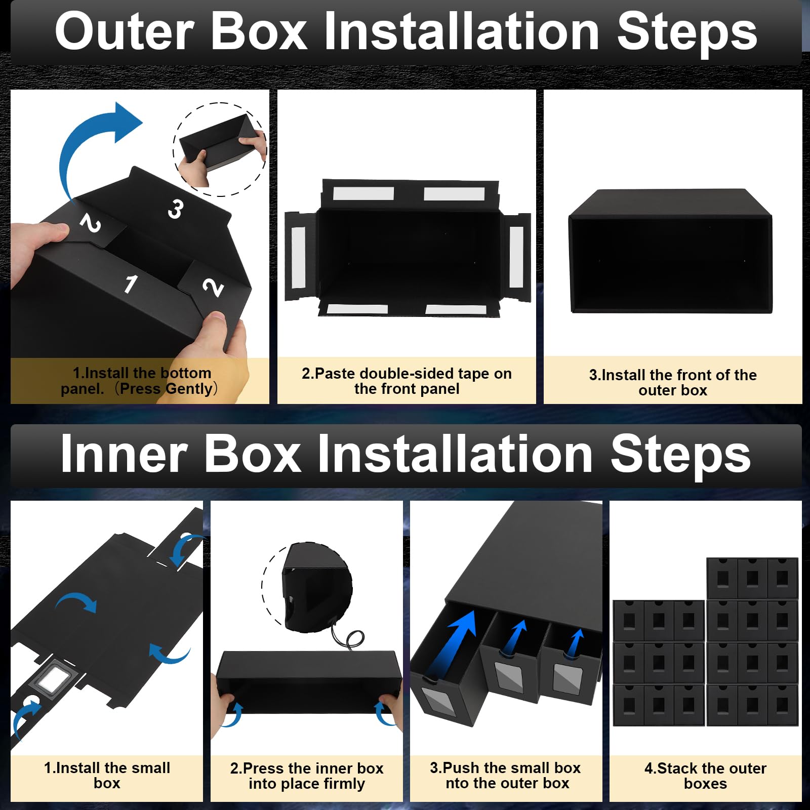 BILIPLE detachable design supports flexible, modular card storage