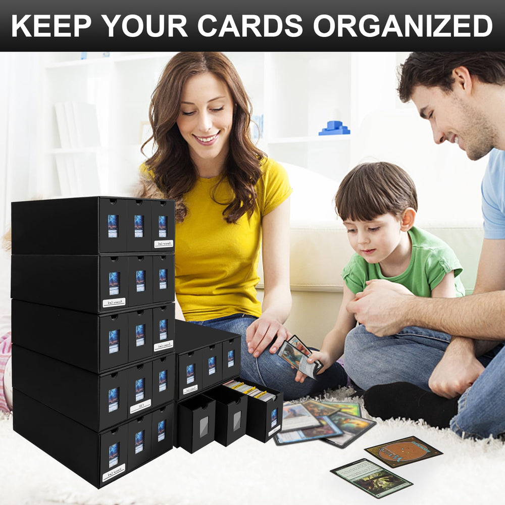 BILIPLE large capacity accommodates thousands of sleeved cards