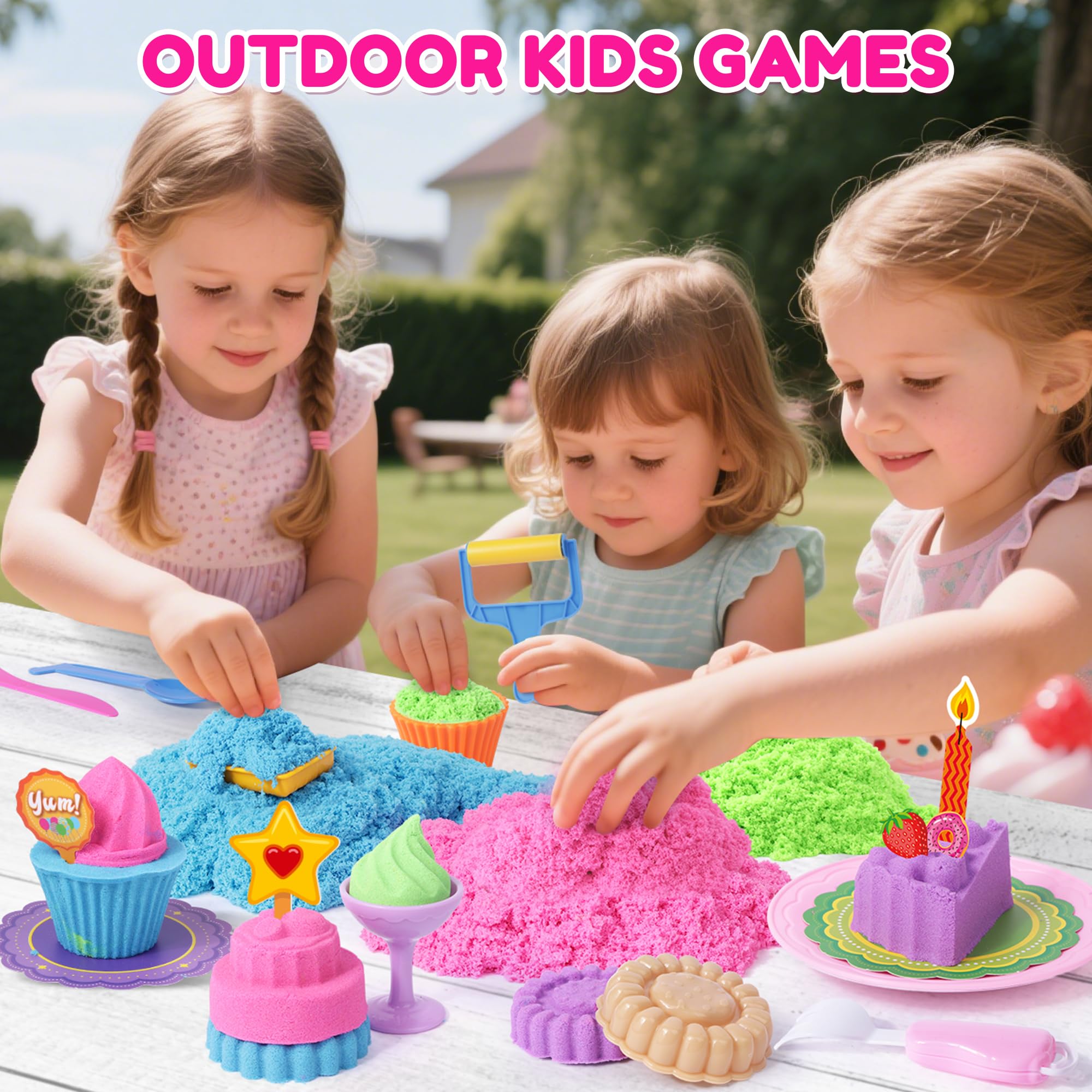 Billeeit cake molds let kids build layered cakes with ease.