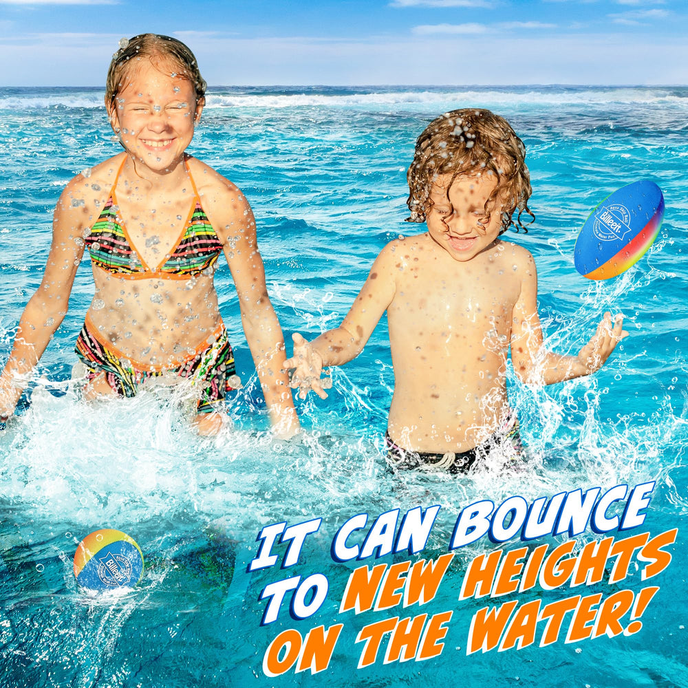Billeeit kids and adults enjoy vibrant water games together.