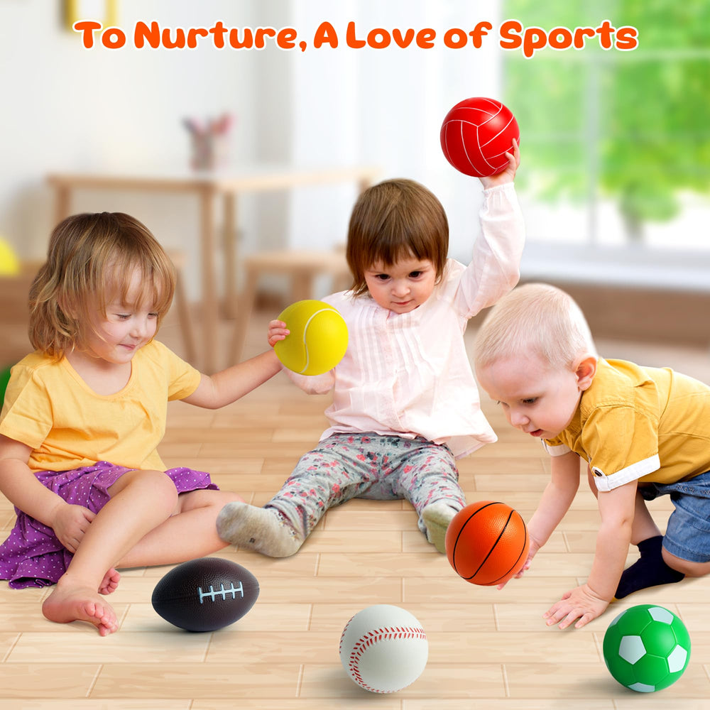 Billeeit mini baseball ball; soft texture for gentle indoor batting practice.