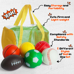 Billeeit mini basketball ball; durable foam ideal for kicks and passes.