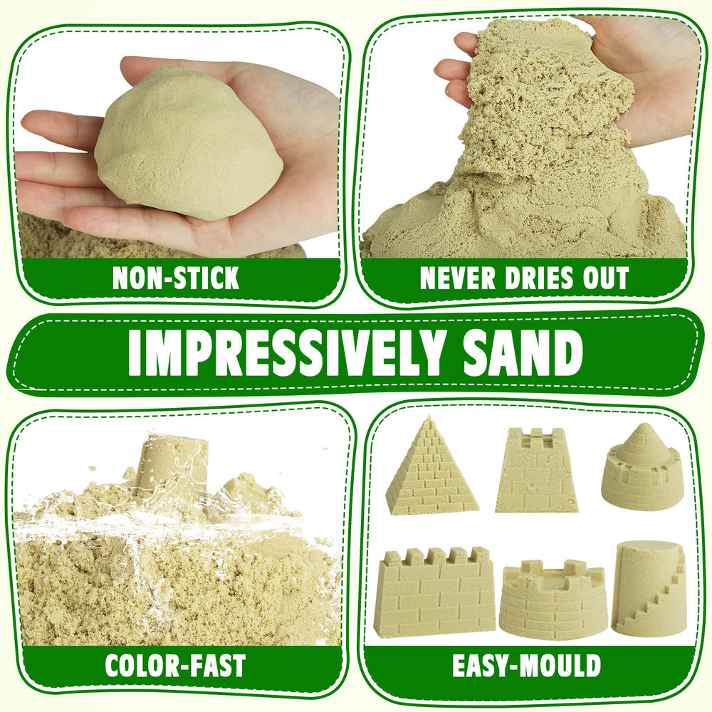 Billeeit trees, rakes, and tools support organized sand play