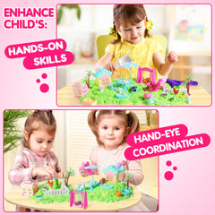 Billeeit wipe-clean PVC surface simplifies cleanup after messy play