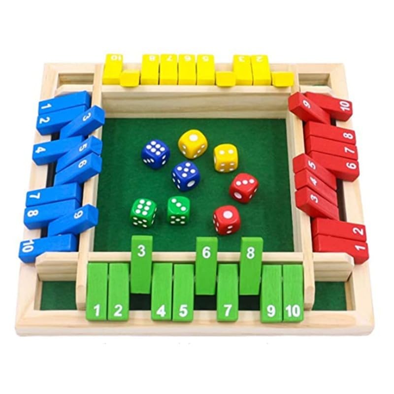 Billowvolve Shut The Box packaging shows product contents and setup.