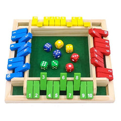 Billowvolve Shut The Box packaging shows product contents and setup.