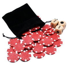 Bilywey LRC red poker chips 11.5g ready for quick pots