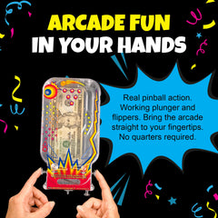 BILZ Cosmic Pinball flippers engage players during the build-up to the prize.